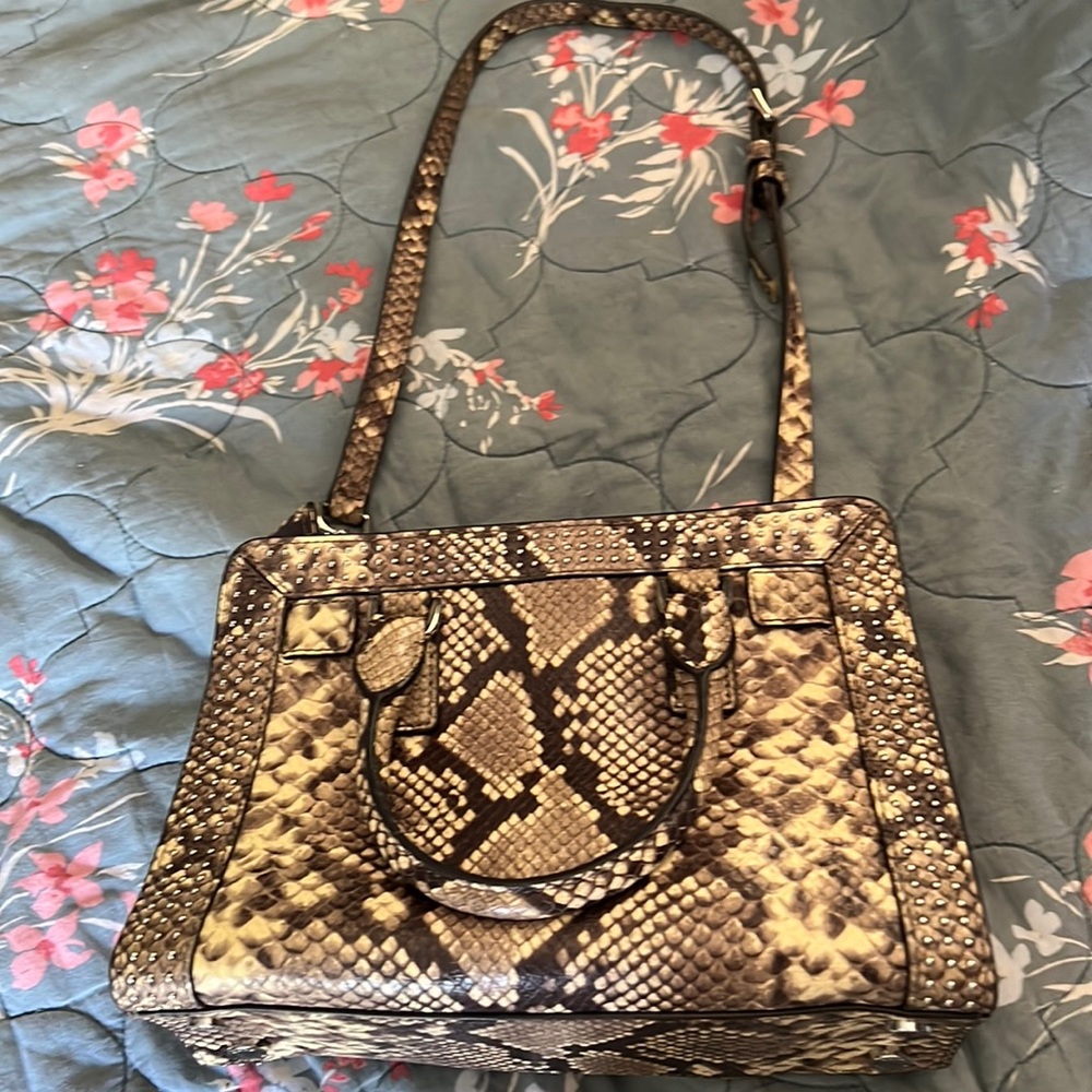 Beautiful Michael Kors snakeskin bag